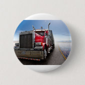 Badge Rond 5 Cm All American Trucker (Devant)