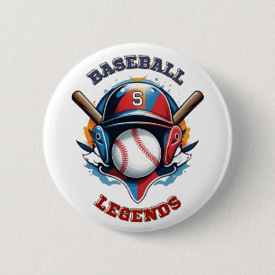 Badge Rond 5 Cm All-Star Spirit : Classique Baseball Essentials Sp