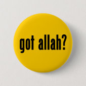 Badge Rond 5 Cm Allah obtenu ? (Devant)