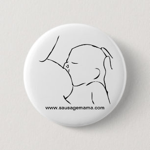 Badge Rond 5 Cm Allaiter l'insigne de soutien