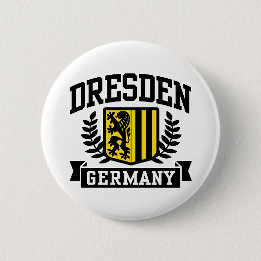 Badge Rond 5 Cm Allemagne de Dresde (Devant)