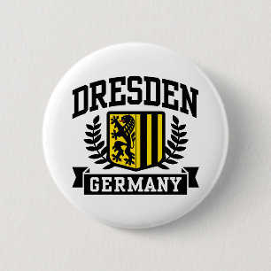 Badge Rond 5 Cm Allemagne de Dresde