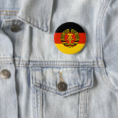 Badge Rond 5 Cm Allemagne de l'Est (En situation)