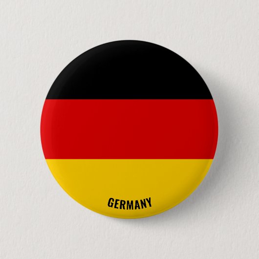 Badge Rond 5 Cm Allemagne Drapeau charmant patriotique (Devant)