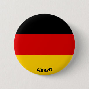 Badge Rond 5 Cm Allemagne Drapeau charmant patriotique