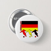 Badge Rond 5 Cm Allemagne du football (Devant & derrière)