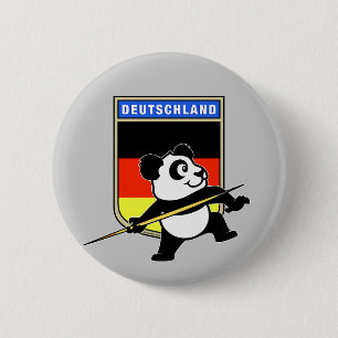 Badge Rond 5 Cm Allemagne Javelin Panda