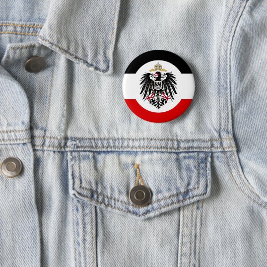 Badge Rond 5 Cm Allemand impérial Eagle (En situation)