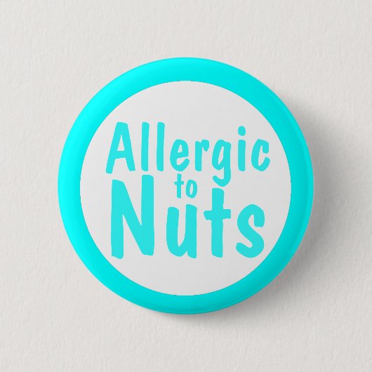 Badge Rond 5 Cm Allergique (Devant)