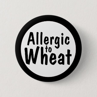 Badge Rond 5 Cm Allergique au blé
