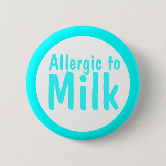 Badge Rond 5 Cm Allergique au lait