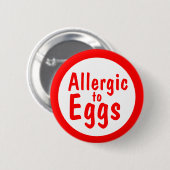 Badge Rond 5 Cm Allergique au lait (Devant & derrière)