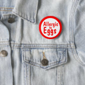 Badge Rond 5 Cm Allergique au lait (En situation)