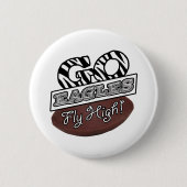 BADGE ROND 5 CM ALLEZ LES AGLES ! (Devant)