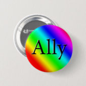 Badge Rond 5 Cm Allié (Devant & derrière)