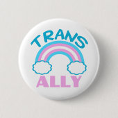 Badge Rond 5 Cm Allié transgenre (Devant)