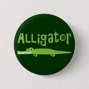 Badge Rond 5 Cm Alligator