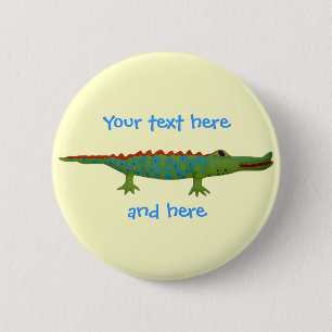 Badge Rond 5 Cm Alligator