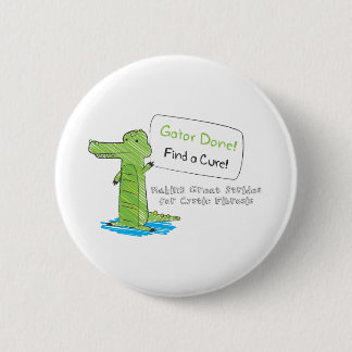 Badge Rond 5 Cm Alligator fait !
