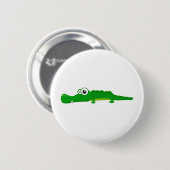 Badge Rond 5 Cm Alligator mignon (Devant & derrière)