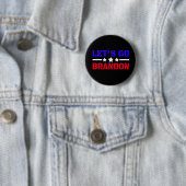 Badge Rond 5 Cm Allons Brandon (En situation)