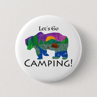 Badge Rond 5 Cm Allons camper