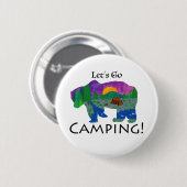 Badge Rond 5 Cm Allons camper (Devant & derrière)