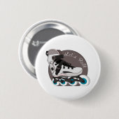 Badge Rond 5 Cm Allons-y (Devant & derrière)