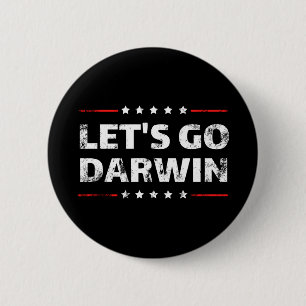 Badge Rond 5 Cm Allons-y Darwin