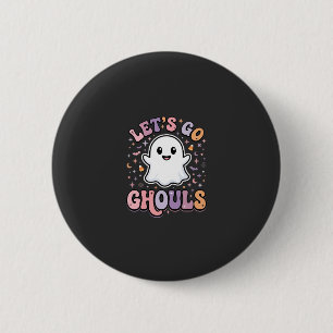 Badge Rond 5 Cm Allons-y les fantômes Conception graphique de fant