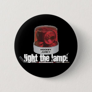 BADGE ROND 5 CM ALLUMEZ LA LAMPE !