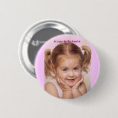 Badge Rond 5 Cm Allysa a besoin d'anges (Devant & derrière)