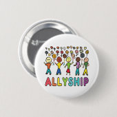 Badge Rond 5 Cm Allyship (Devant & derrière)