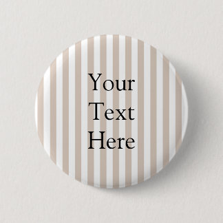 Badge Rond 5 Cm Almond & White Stripes