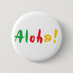 Badge Rond 5 Cm aloha