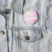 Badge Rond 5 Cm Aloha été (En situation)