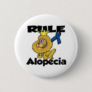 Badge Rond 5 Cm Alopécie en règle