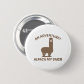 Badge Rond 5 Cm Alpaca Mes Sacs (Devant & derrière)