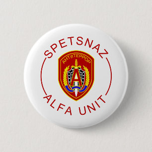 Badge Rond 5 Cm Alpha de Spetsnaz