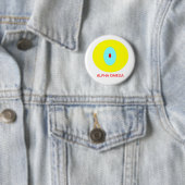 Badge Rond 5 Cm Alpha Omega (En situation)