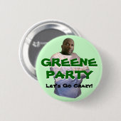Badge Rond 5 Cm Alvin Greene : Partons fous ! (Devant & derrière)
