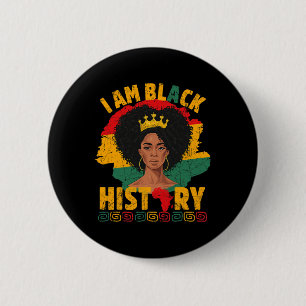 Badge Rond 5 Cm Am Histoire noire Femmes Africaines Filles Noires