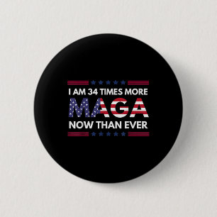 Badge Rond 5 Cm Am &# ; Times Plus De Maga Maintenant Que Jamais L