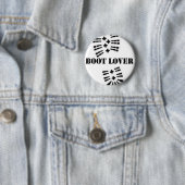 Badge Rond 5 Cm amant de botte (En situation)