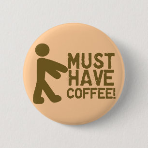 Badge Rond 5 Cm Amant de café