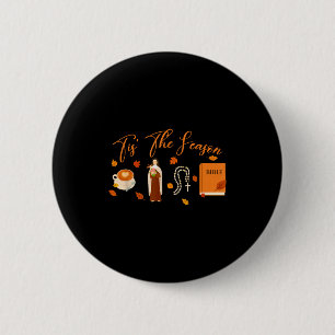 Badge Rond 5 Cm Amant de Jésus Dieu Catholique Verset de la Bible 