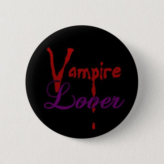 Badge Rond 5 Cm Amant de vampire (Devant)