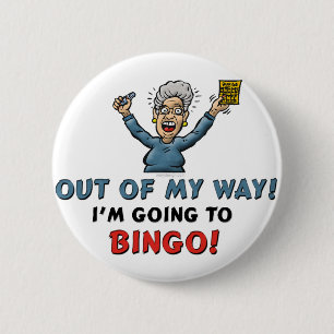 Badge Rond 5 Cm Amants de bingo-test