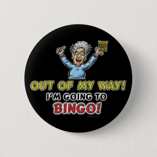 Badge Rond 5 Cm Amants de bingo-test (Devant)