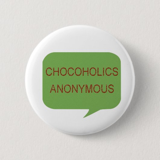 BADGE ROND 5 CM AMANTS DE CHOCOLAT ! (Devant)